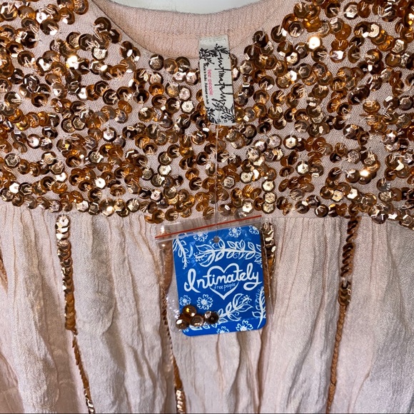 Free People Love Story Sequin Mini Dress - Picture 6 of 8